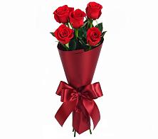 Букет 5 Красных роз Эдлесс Лав в Барково