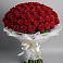 Букет 101 Красная роза Блэк Мэджик в Барково