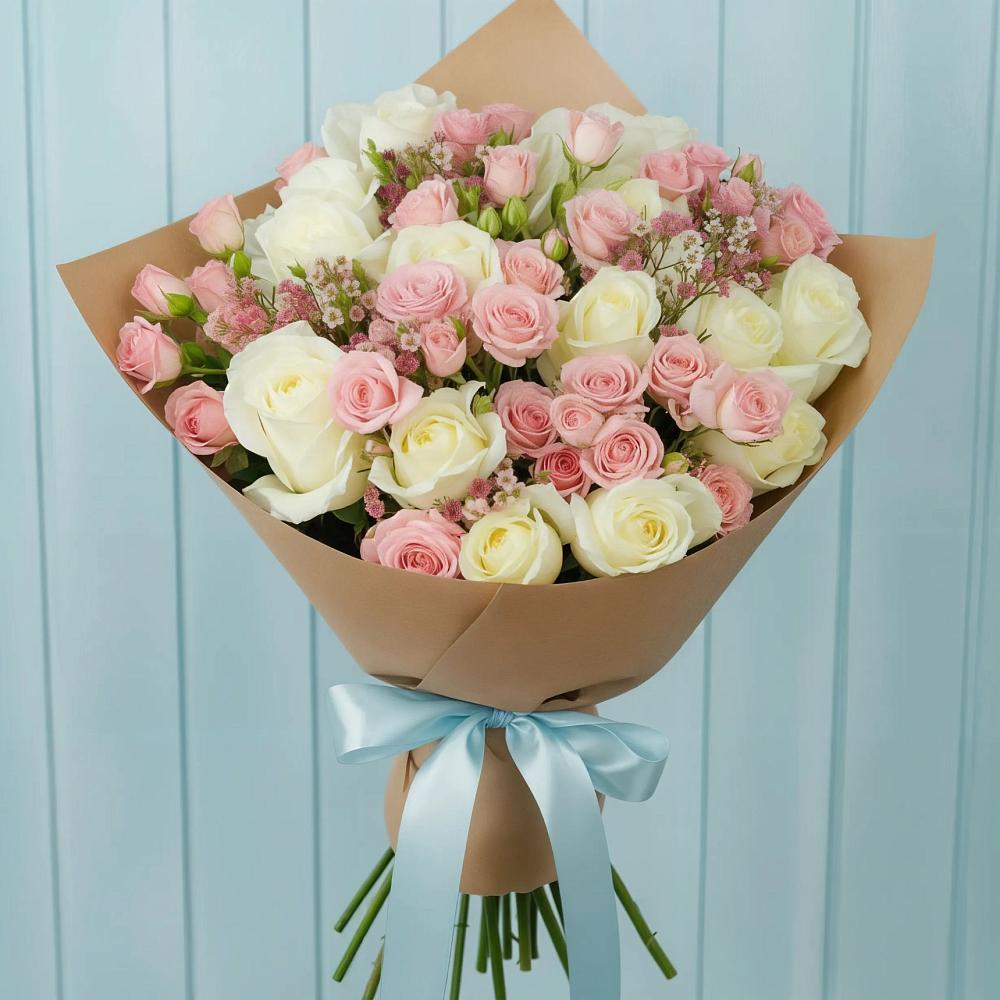 Букет цветов из: Розы в Барково