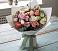 Букет цветов из: Розы, Лизиантусы и Гвоздики в Барково