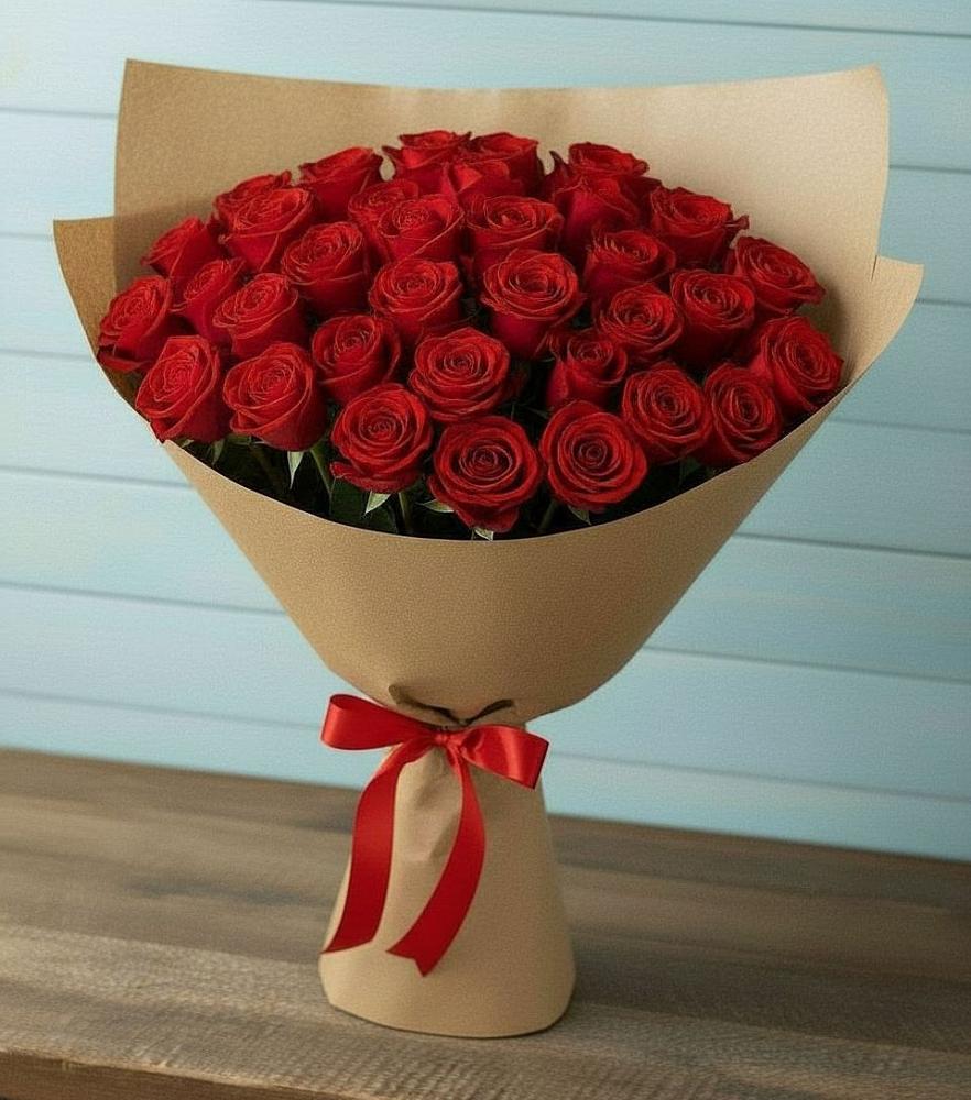 Букет Красные розы Милано в Барково