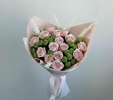 Букет цветов из:  Розы и Хризантемы в Барково
