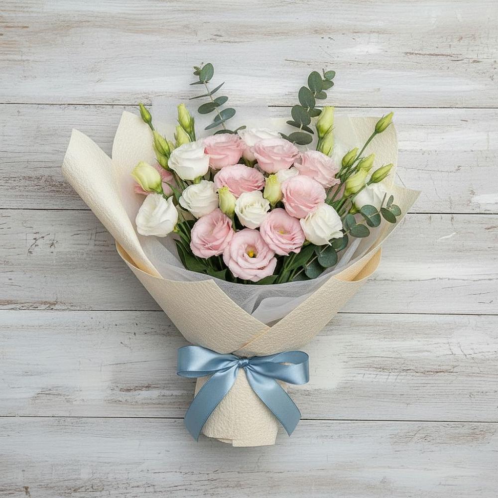 Букет цветов из: Лизиантусы в Барково